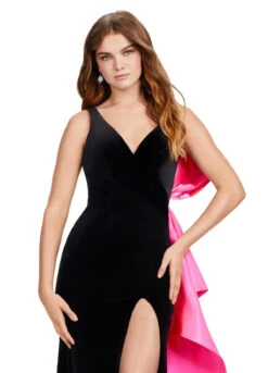 Selene Gown 14 Selene Gown -Naked Dresses Store ASHLEYlauren 11527 Black Pink Selene Evening Gown