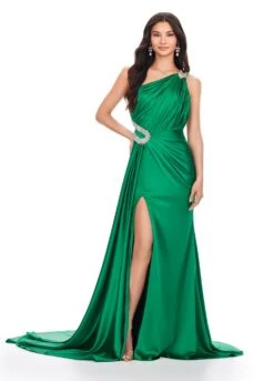 Coco Gown -Naked Dresses Store ASHLEYlauren 11537 Emerald Coco Evening Gown