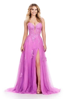 Mabel Gown -Naked Dresses Store ASHLEYlauren 11558 Pink Mabel Evening Gown