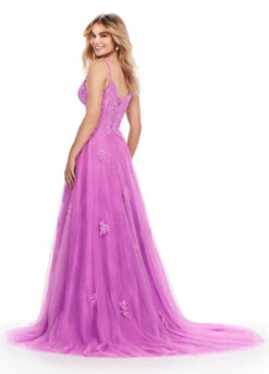 Mabel Gown -Naked Dresses Store ASHLEYlauren 11558 Pink Mabel Evening Gown. Back