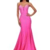 Saffron Gown 9 Saffron Gown -Naked Dresses Store ASHLEYlauren 11560 Hot Pink Saffron Evening Gown