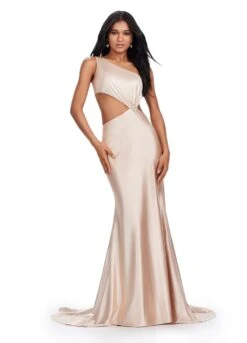Tahira Gown -Naked Dresses Store ASHLEYlauren 11577 Nude Tahira Evening Gown