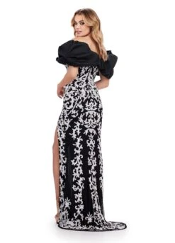Ginevra Gown -Naked Dresses Store ASHLEYlauren 11581 Black Ginevra Evening Gown Back