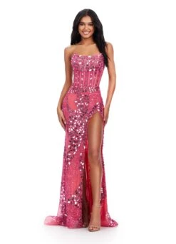 Lumi Gown -Naked Dresses Store ASHLEYlauren 11599 Pink Lumi Evening Gown