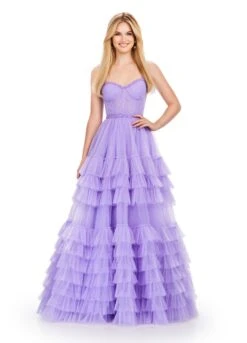 Hallie Gown -Naked Dresses Store ASHLEYlauren 11603 Lilac Hallie Evening Gown