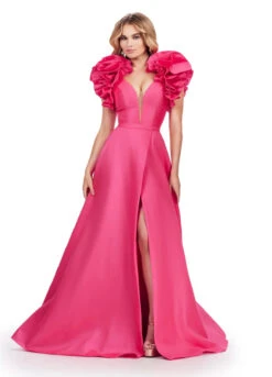 Aurelia Gown 8 Aurelia Gown -Naked Dresses Store ASHLEYlauren 11610 Hot Pink Aurelia Evening Gown