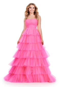 Jada Gown -Naked Dresses Store ASHLEYlauren 11621 Pink Jada Evening Gown