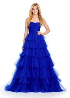 Jada Gown -Naked Dresses Store ASHLEYlauren 11621 Royal Jada Evening Gown