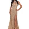 Yasmin Gown -Naked Dresses Store ASHLEYlauren 11634 Gold Yasmin Evening Gown