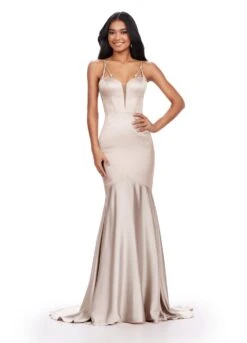 Saint Gown -Naked Dresses Store ASHLEYlauren 11644 Nude Saint Evening Gown