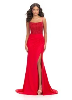 Venice Gown 16 Venice Gown -Naked Dresses Store ASHLEYlauren 11664 Red Venice Evening Gown