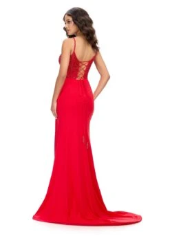 Venice Gown 17 Venice Gown -Naked Dresses Store ASHLEYlauren 11664 Red Venice Evening Gown. Back