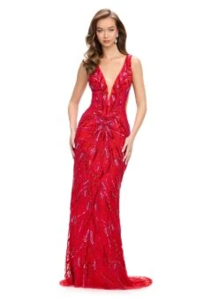 Viola Gown 17 Viola Gown -Naked Dresses Store ASHLEYlauren 11669 Red Viola Evening Gown