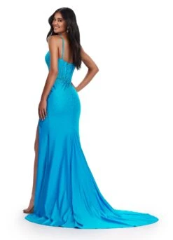 Kamari Gown -Naked Dresses Store ASHLEYlauren 11688 Ocean Kamari Gown.Back