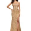Alba Gown -Naked Dresses Store ASHLEYlauren 11711 Gold Alba Gown