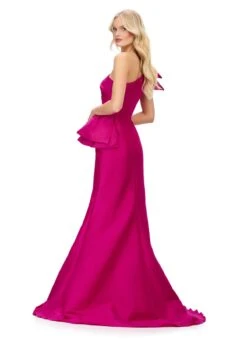 Milan Gown 13 Milan Gown -Naked Dresses Store ASHLEYlauren 11722 Fuchsia Milan Evening Gown. Back
