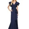 Alana Gown -Naked Dresses Store ASHLEYlauren 11737 Navy Alana Evening Gown