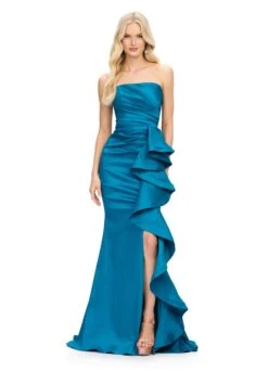 Angel Gown 17 Angel Gown -Naked Dresses Store ASHLEYlauren 11751 Peacock Angel Evening Gown