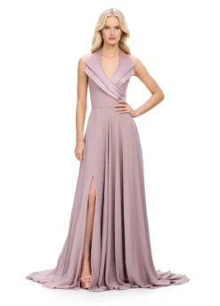 Kendal Gown 10 Kendal Gown -Naked Dresses Store ASHLEYlauren 11753 Taupe Kendal Evening Gown