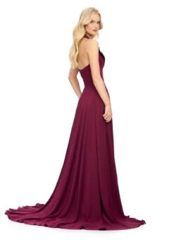 Kendal Gown 9 Kendal Gown -Naked Dresses Store ASHLEYlauren 11753 Wine Kendal Evening Gown. Back
