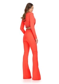 Sofia Two Piece Suit -Naked Dresses Store ASHLEYlauren 11761 Neon Orange Sofia Two Piece Suit. Back