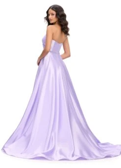 Nyla Gown -Naked Dresses Store ASHLEYlauren 11773 Lilac Nyla Evening Gown. Back