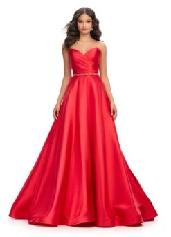 Nyla Gown -Naked Dresses Store ASHLEYlauren 11773 Red Nyla Evening Gown