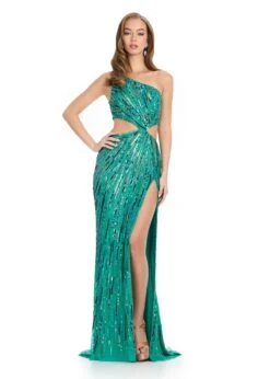 Cirilla Gown 14 Cirilla Gown -Naked Dresses Store ASHLEYlauren 11789 Jade Cirilla Evening Gown