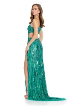 Cirilla Gown 15 Cirilla Gown -Naked Dresses Store ASHLEYlauren 11789 Jade Cirilla Evening Gown. back