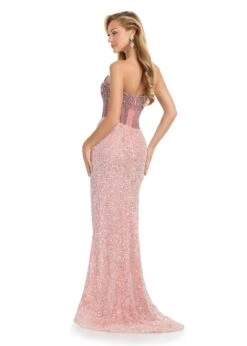 Gio Gown 23 Gio Gown -Naked Dresses Store ASHLEYlauren 11830 Gio Evening Gown Pink Back