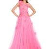 Rae Gown -Naked Dresses Store ASHLEYlauren 11843 Hot Pink Rae Evening Gown