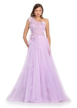 Rae Gown -Naked Dresses Store ASHLEYlauren 11843 Lilac Rae Evening Gown