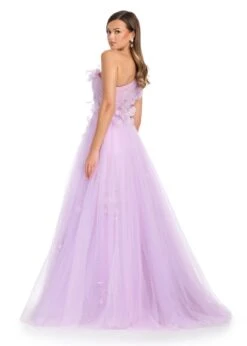 Rae Gown -Naked Dresses Store ASHLEYlauren 11843 Lilac Rae Evening Gown. Back