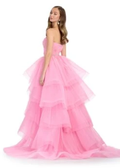 Heiress Gown -Naked Dresses Store ASHLEYlauren 11845 Pink Heiress Evening Gown. Back