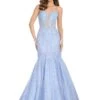 Adiella Gown -Naked Dresses Store ASHLEYlauren 11848 mermaid gown Periwinkle 1