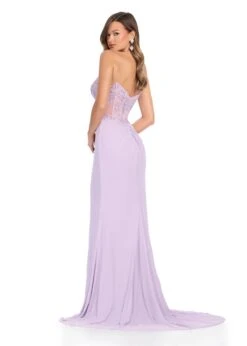 Cici Gown -Naked Dresses Store ASHLEYlauren 11852 Lilac Cici Evening Gown. Back