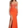Kirsten Gown -Naked Dresses Store ASHLEYlauren 11864 Orange Kirsten Evening Gown