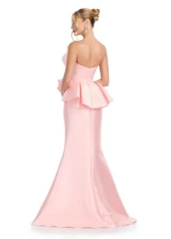 Selina Gown -Naked Dresses Store ASHLEYlauren 11874 Blush Selina Evening Gown. Back