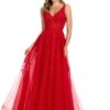 Anabella Gown -Naked Dresses Store ASHLEYlauren 11892 Red Anabella Evening Gown