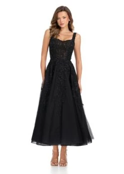 Christiane Midi Dress -Naked Dresses Store ASHLEYlauren 11899 Black Christiane Midi Dress