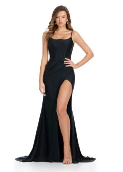 Pandora Gown -Naked Dresses Store ASHLEYlauren 11900 Black Pandora Evening Gown