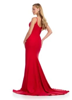 Pandora Gown -Naked Dresses Store ASHLEYlauren 11900 Red Pandora Evening Gown. Back