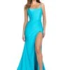Pandora Gown -Naked Dresses Store ASHLEYlauren 11900 Turquoise Pandora Evening Gown