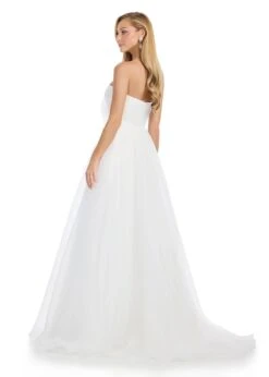 Freya Gown -Naked Dresses Store ASHLEYlauren 11913 Ivory Freya Evening Gown. Back