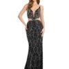 Paparazzi Gown -Naked Dresses Store ASHLEYlauren 11925 Black Paparazzi Evening Gown