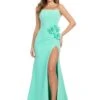 Esmerelda Gown -Naked Dresses Store ASHLEYlauren 11948 Aqua Esmerelda Gown