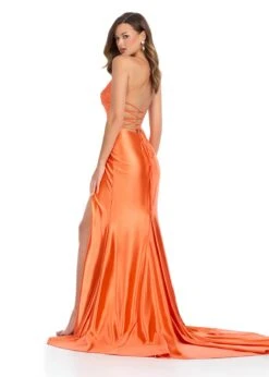 Lia Gown 19 Lia Gown -Naked Dresses Store ASHLEYlauren 11950 Orange Lia Gown. Back