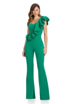 Tiffany Jumpsuit -Naked Dresses Store ASHLEYlauren 11965 Emerald Green Tiffany Jumpsuit