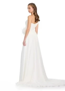 Alondra Gown -Naked Dresses Store ASHLEYlauren 11969 Ivory Alondra Evening Gown. Back