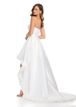 Anya Gown -Naked Dresses Store ASHLEYlauren 11970 Ivory Anya Evening Gown. Back